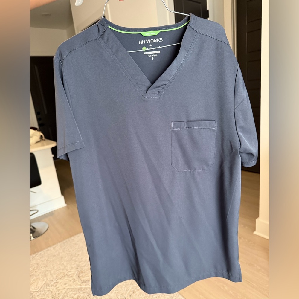 Men's Grey Scrub Set
